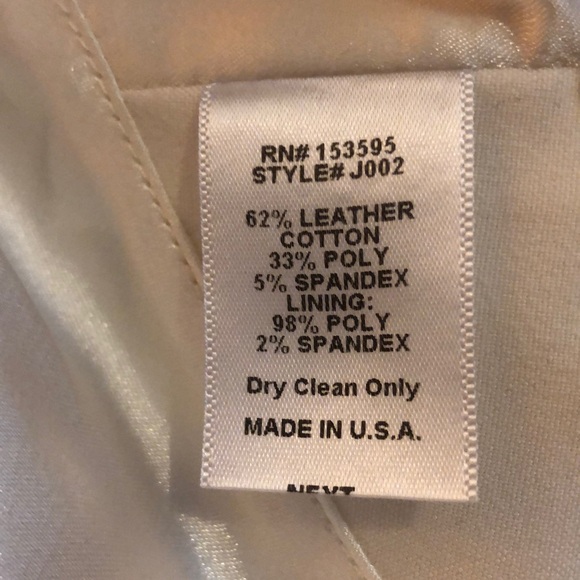 VERDAD Leather and Cotton Combined Jacket - Picture 10 of 13